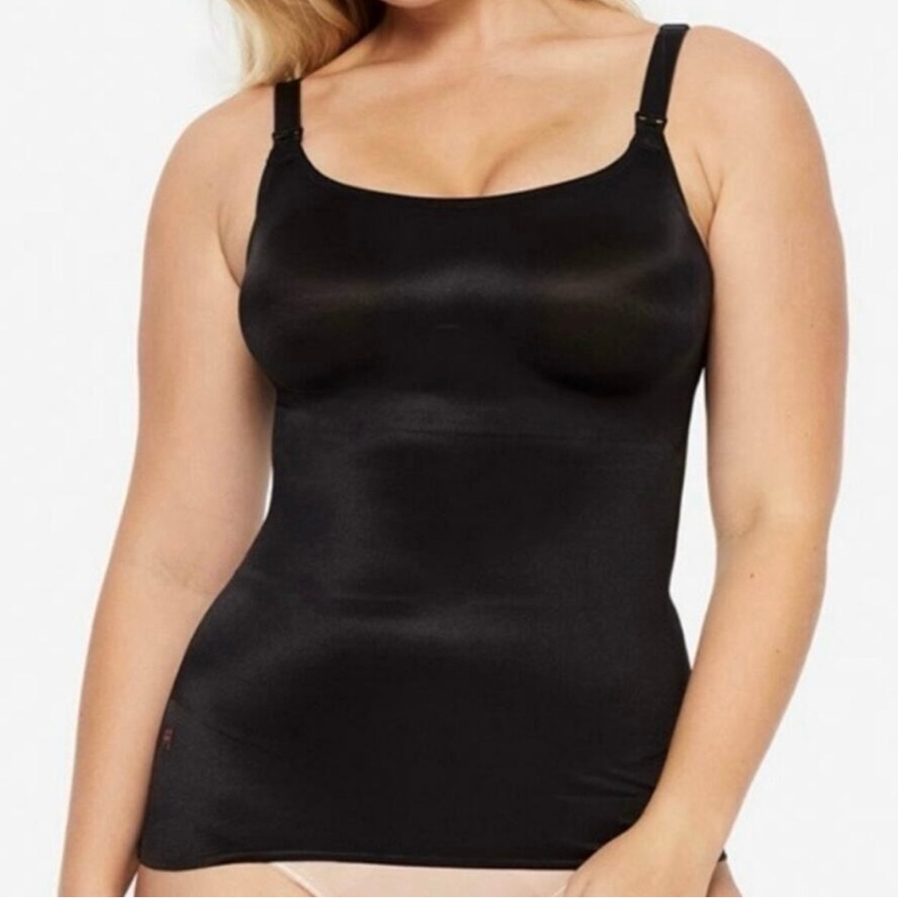 Ruby Ribbon black nursing cami, size 38